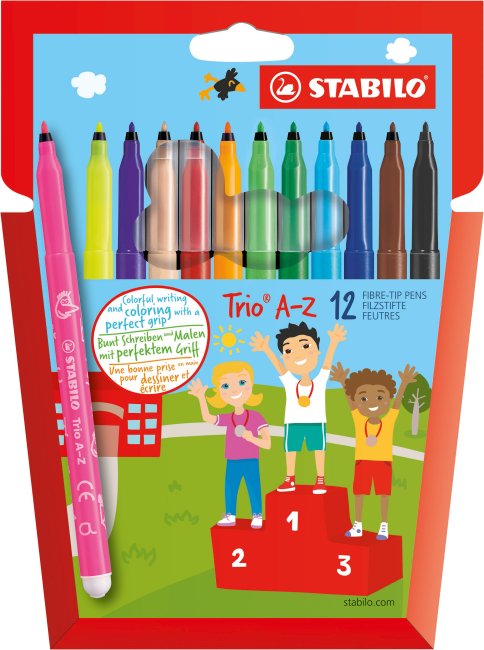 STABILO® Fasermaler Trio® A-Z