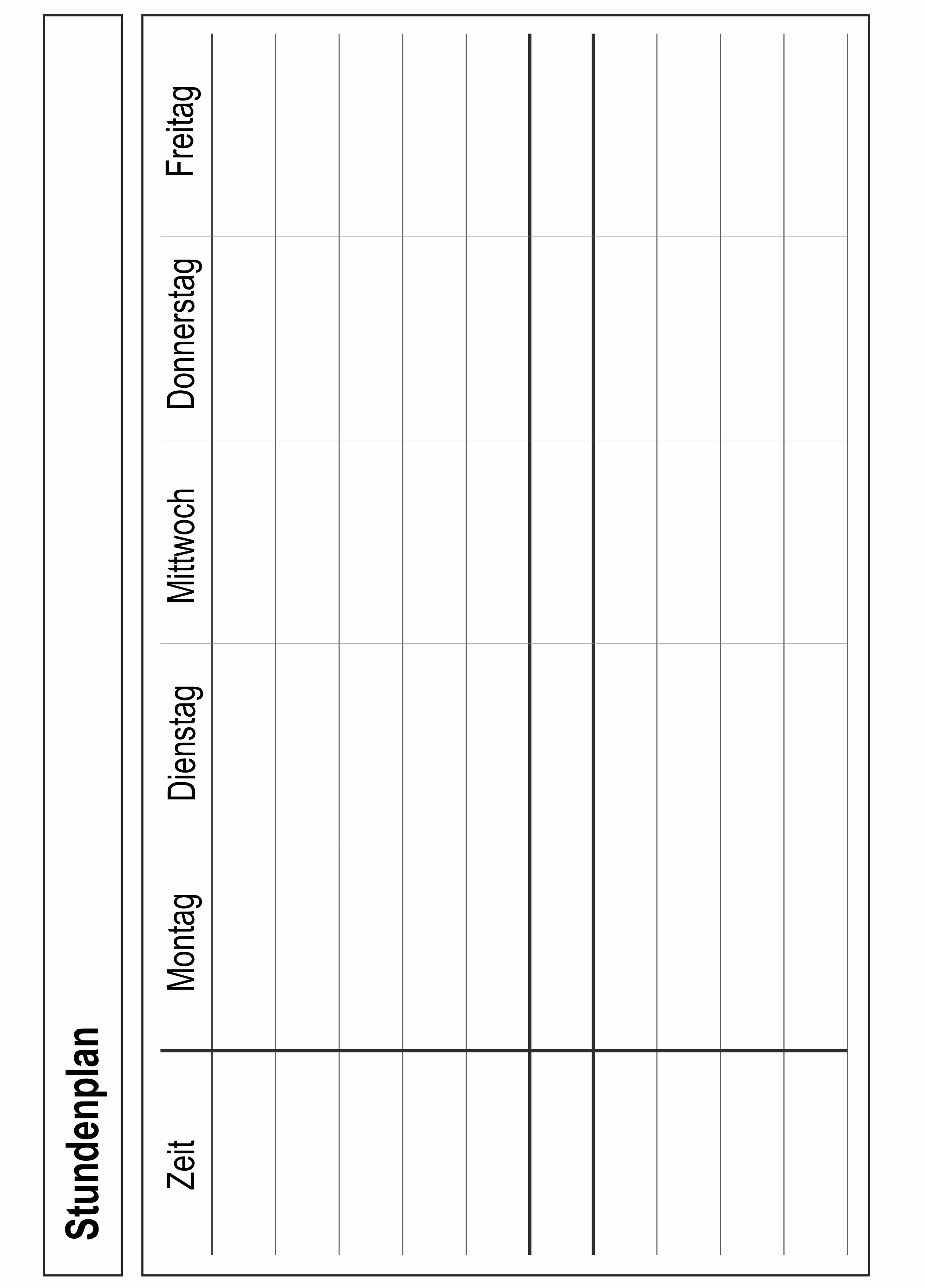 Agenda undatiert, freie Wochen- und Datumsfelder, A5, geheftet – Bild 7