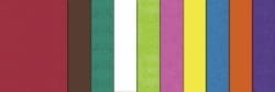 Pergaminpapier (Drachenpapier) farbig, Bastelheft à 10 Blatt,