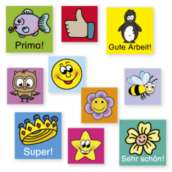 Belobigungs-Aufkleber, Sticker XXL