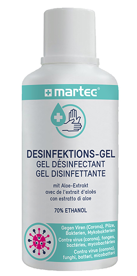 Desinfektionsgel mit Aloe- Extrakt