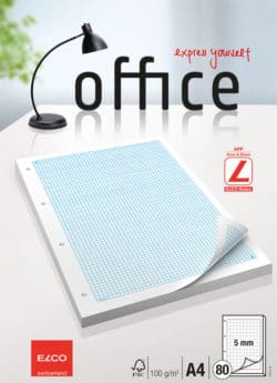 ELCO Ringbuchblock Office, 80 Blatt