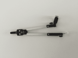 OHP- Zirkel mit Gummifuss und Adapter