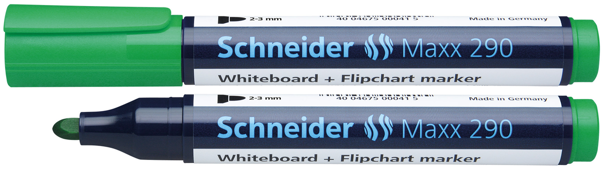 SCHNEIDER Maxx 290 Flipchart- und Whiteboard Marker mit Rundspitze , 1 - 3mm
