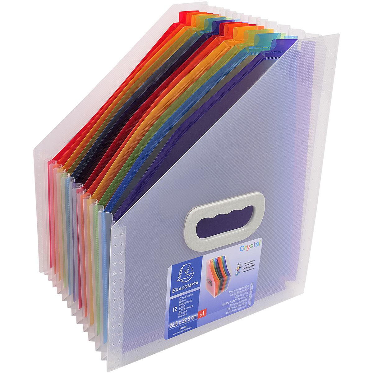 EXACOMPTA Fächer-Stehsammler Crystal