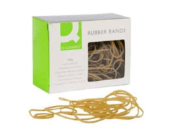 Q-CONNECT Gummibänder, braun,