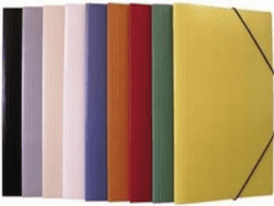 EROLA® Schweizer-Pressspan Gummibandmappen ohne Klappen für A4*