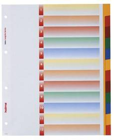 KOLMA Kunstoffregister für A4+ Vollformat überbreit für Zeigetaschen