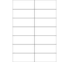 KORES Universal- Etiketten, weiss, selbstklebend