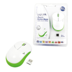 LogiLink Optische Mini Funk Maus Smile
