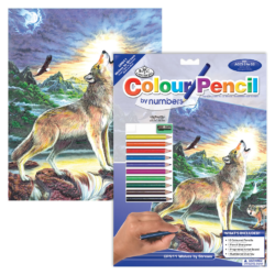 Malen nach Zahlen Wölfe