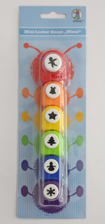 Mini Motiv Locher Raupe 6-teilig, Winni