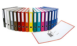 Bundesordner 4cm Rückenbreite, 2 Ringmechanik für A4