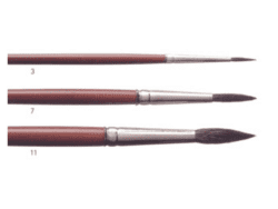 Schulpinsel aus feiner Fehhaarmischung