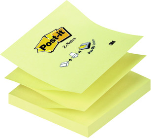 Post-it® Haftnotizen Z-Notes gelb