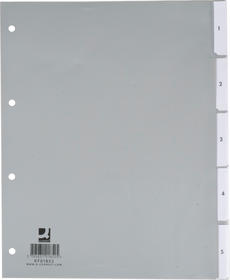 Q-CONNECT® Register Vollformat überbreit mit Fenstertaben