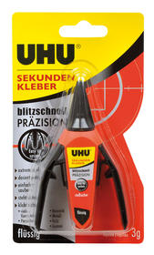 UHU Sekundenkleber Präzision flüssig