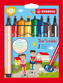 STABILO® Fasermaler Trio® Scribbi