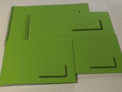 fiba Zeichenheft, weiss, einseitig gekörnt, 160g/m2