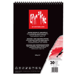 CARAN d´ACHE, Zeichenblock, mit Spiralbindung